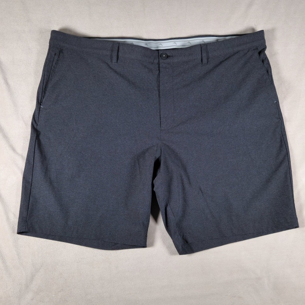 Tommy Bahama Chip Shot Short Dark Grey Textured Performance Golf Shorts 48RG - Picture 3 of 10